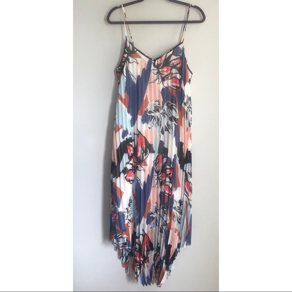 Bar 111 Floral Pleated Dress SIZE XL
